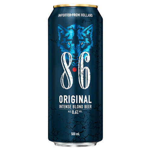 8.6 ORIGINAL INTENSE BOLD BEER 500ML CAN